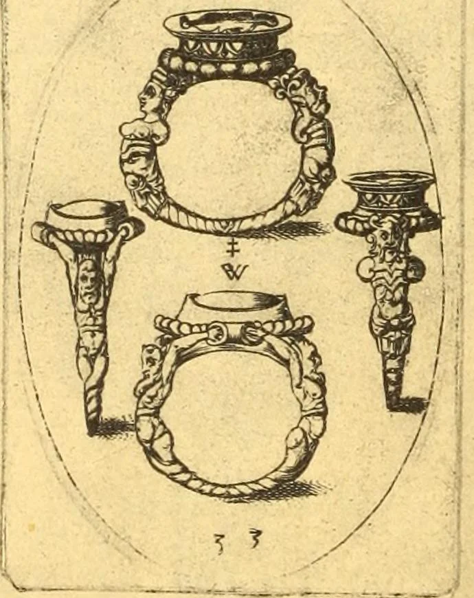 An illustration from Meister des ornamentstichs, eine auswahl aus vier jahrhunderten, 1900, leaf 181