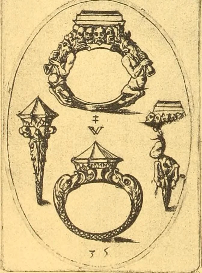 An illustration from Meister des ornamentstichs, eine auswahl aus vier jahrhunderten, 1900, leaf 181