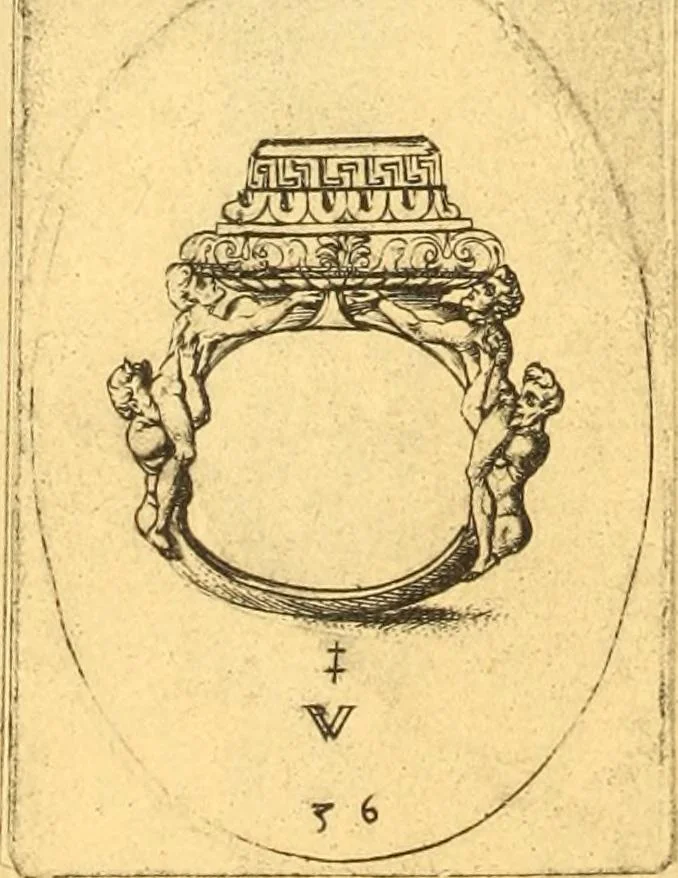 An illustration from Meister des ornamentstichs, eine auswahl aus vier jahrhunderten, 1900, leaf 181