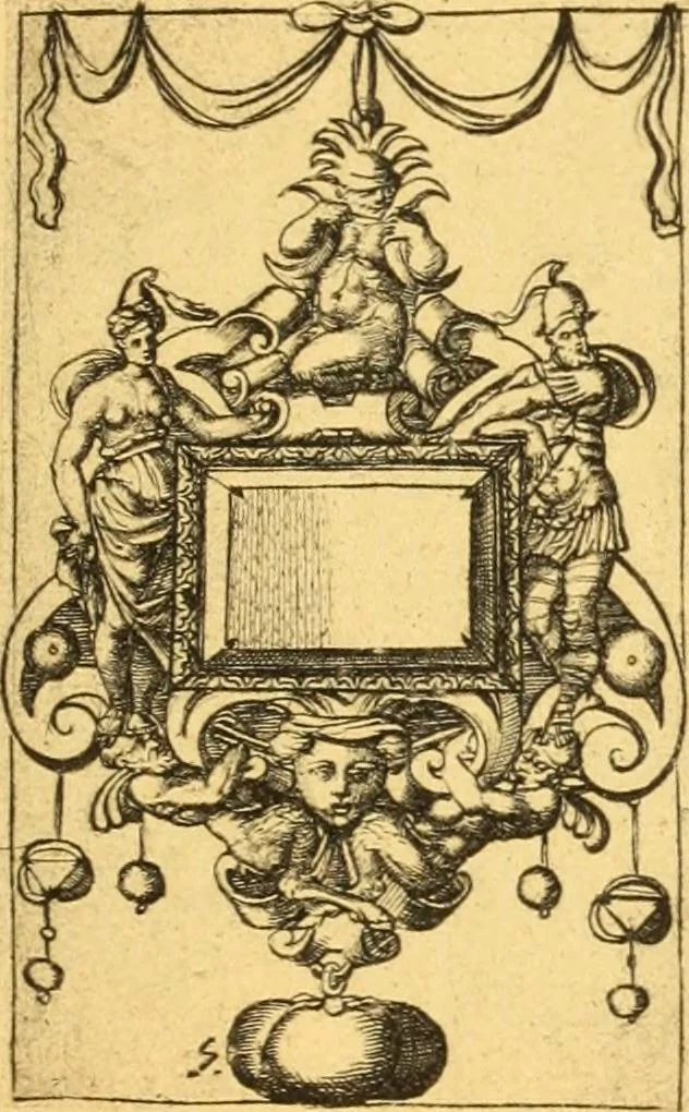An illustration from Meister des ornamentstichs, eine auswahl aus vier jahrhunderten, 1900, leaf 182