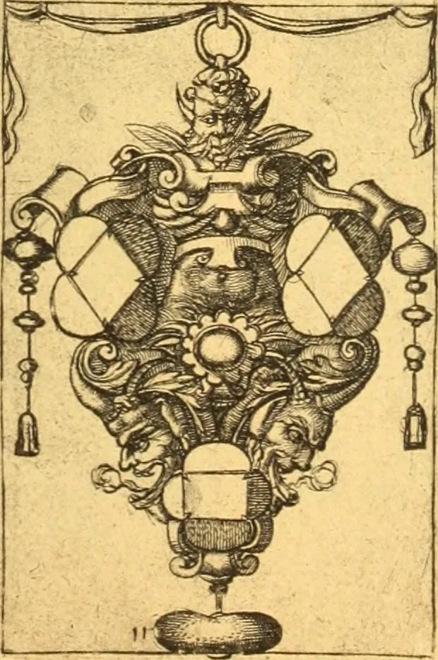 An illustration from Meister des ornamentstichs, eine auswahl aus vier jahrhunderten, 1900, leaf 182