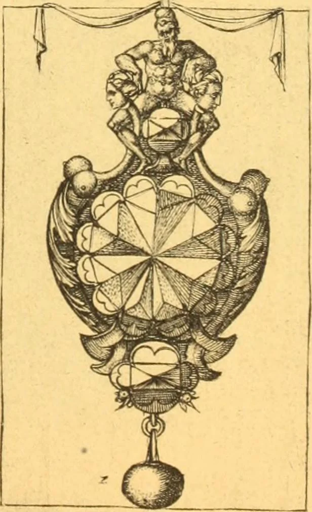 An illustration from Meister des ornamentstichs, eine auswahl aus vier jahrhunderten, 1900, leaf 182