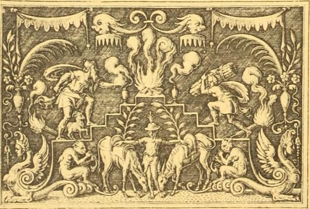 An illustration from Meister des ornamentstichs, eine auswahl aus vier jahrhunderten, 1900, leaf 183