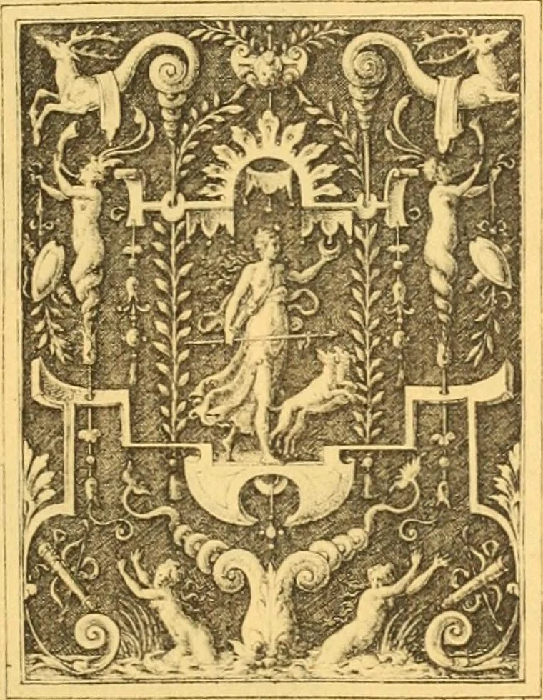 An illustration from Meister des ornamentstichs, eine auswahl aus vier jahrhunderten, 1900, leaf 184