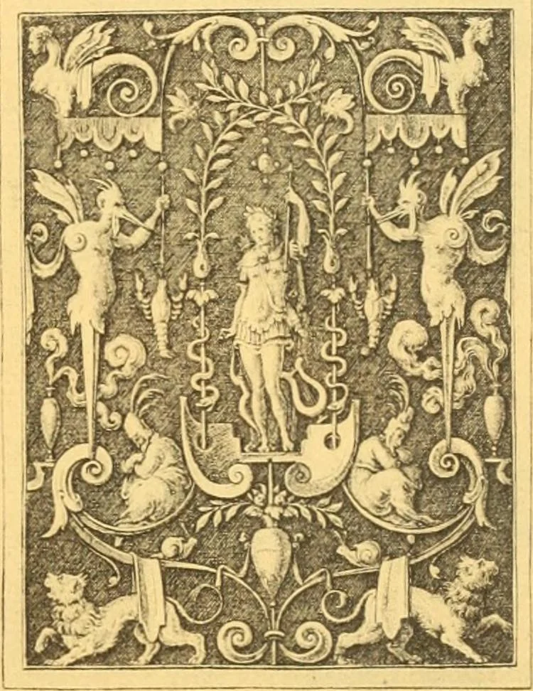 An illustration from Meister des ornamentstichs, eine auswahl aus vier jahrhunderten, 1900, leaf 184