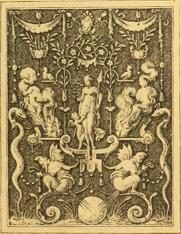 An illustration from Meister des ornamentstichs, eine auswahl aus vier jahrhunderten, 1900, leaf 184
