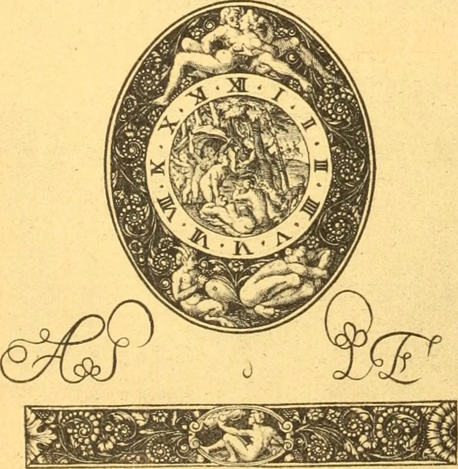 An illustration from Meister des ornamentstichs, eine auswahl aus vier jahrhunderten, 1900, leaf 185