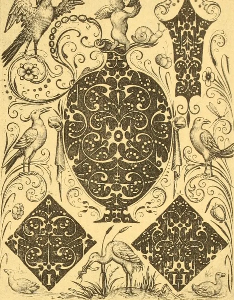 An illustration from Meister des ornamentstichs, eine auswahl aus vier jahrhunderten, 1900, leaf 186