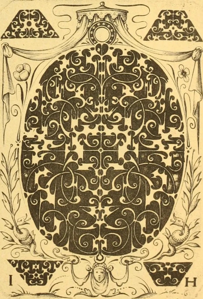 An illustration from Meister des ornamentstichs, eine auswahl aus vier jahrhunderten, 1900, leaf 186
