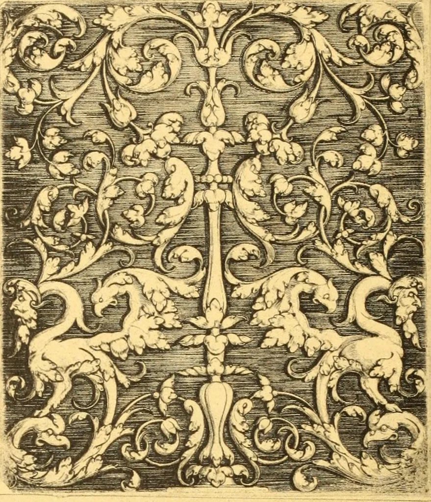 An illustration from Meister des ornamentstichs, eine auswahl aus vier jahrhunderten, 1900, leaf 189