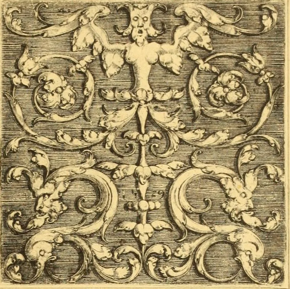 An illustration from Meister des ornamentstichs, eine auswahl aus vier jahrhunderten, 1900, leaf 190