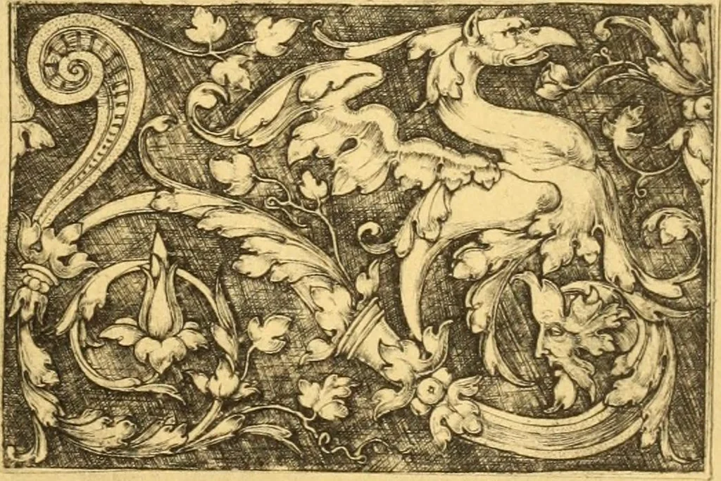 An illustration from Meister des ornamentstichs, eine auswahl aus vier jahrhunderten, 1900, leaf 190