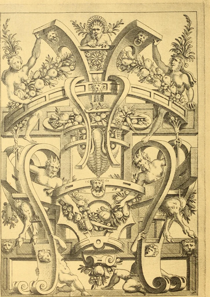 An illustration from Meister des ornamentstichs, eine auswahl aus vier jahrhunderten, 1900, leaf 195