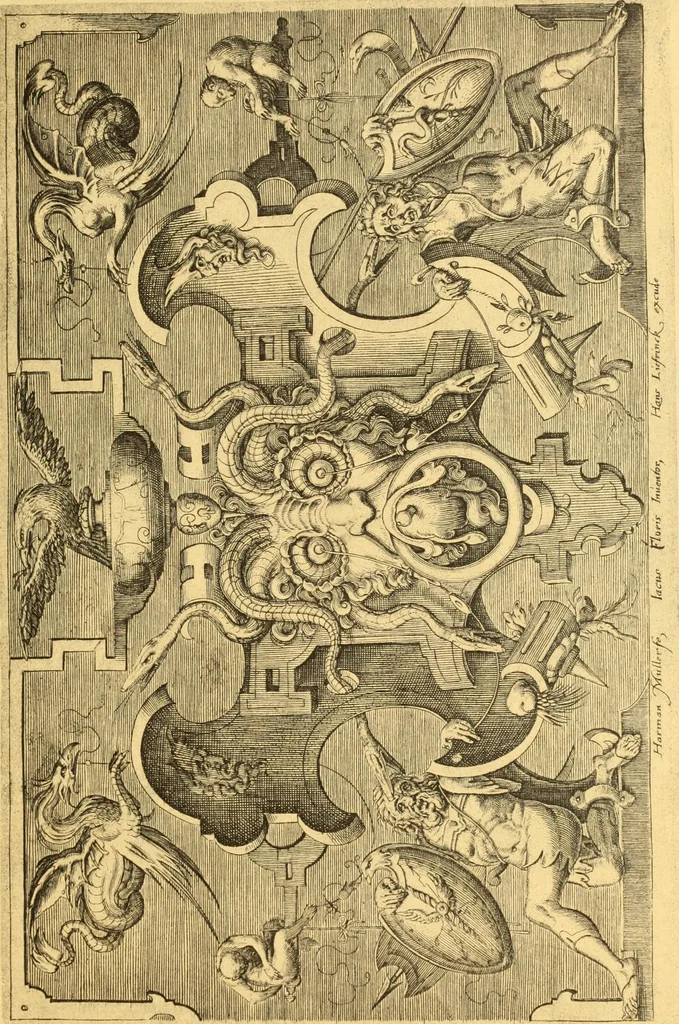 An illustration from Meister des ornamentstichs, eine auswahl aus vier jahrhunderten, 1900, leaf 200