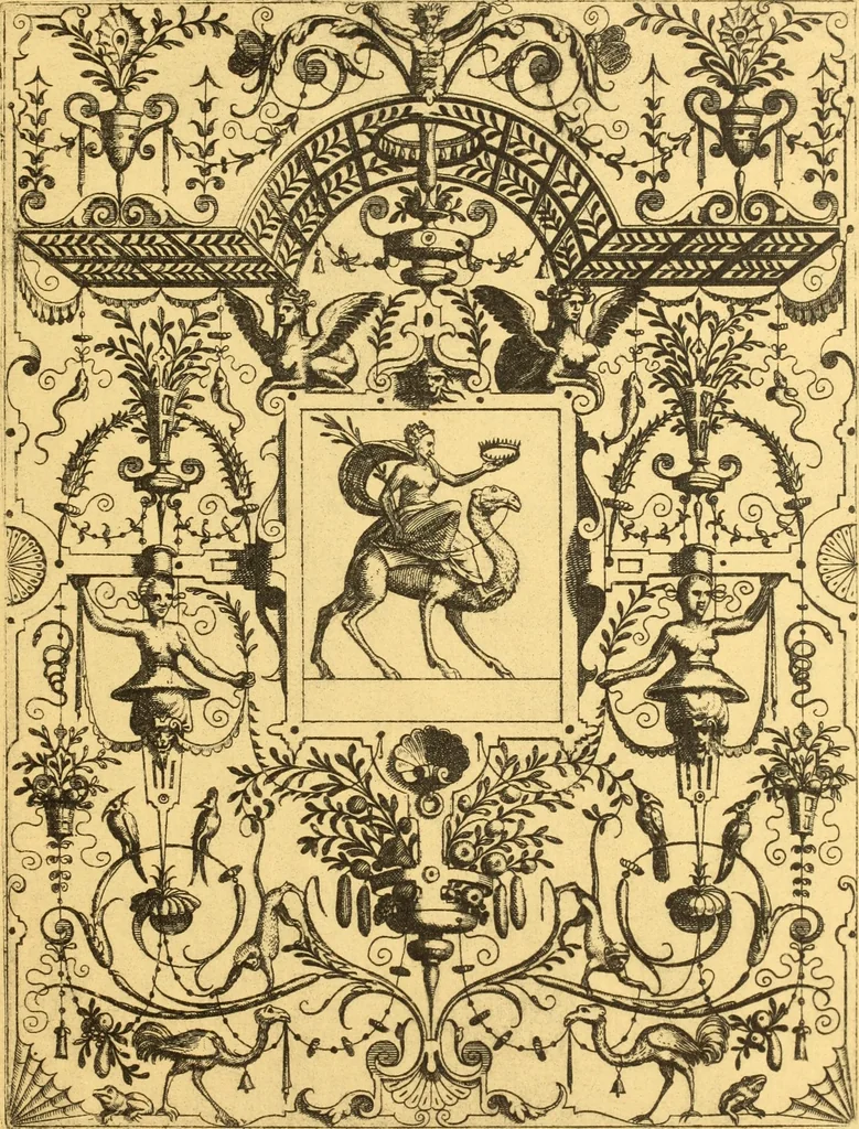 An illustration from Meister des ornamentstichs, eine auswahl aus vier jahrhunderten, 1900, leaf 208