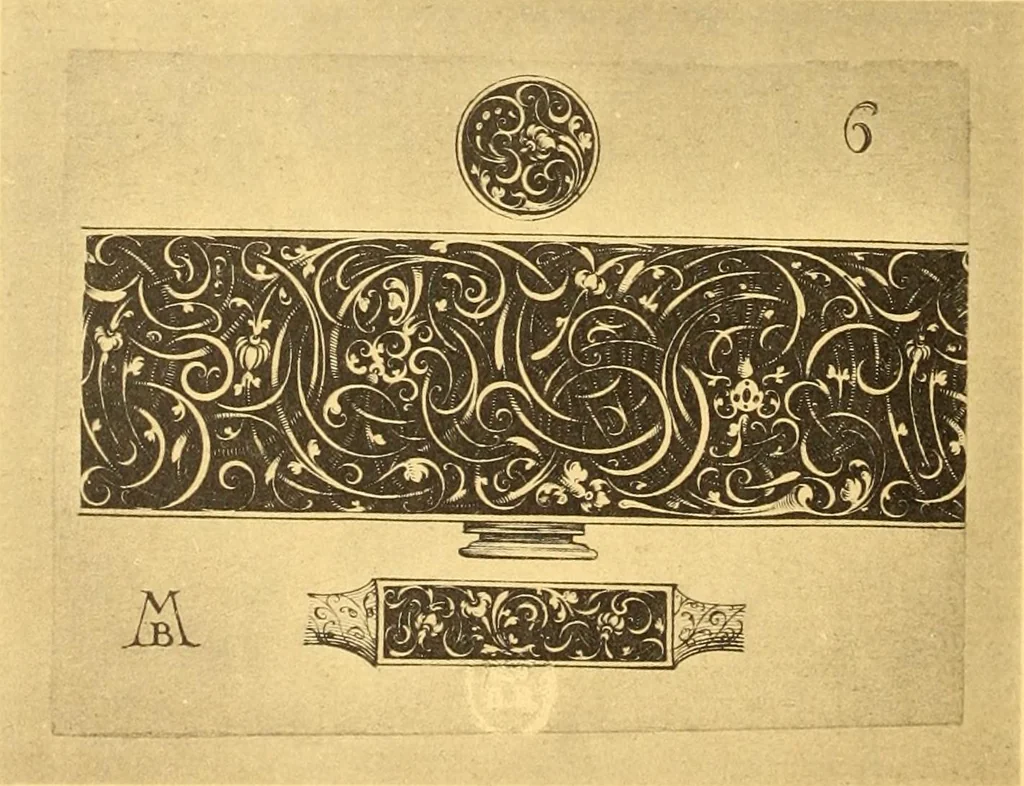 An illustration from Meister des ornamentstichs, eine auswahl aus vier jahrhunderten, 1900, leaf 219