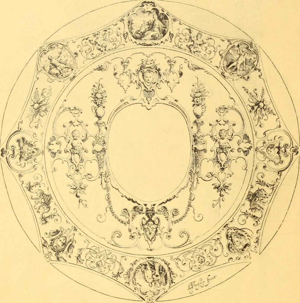 An illustration from Meister des ornamentstichs, eine auswahl aus vier jahrhunderten, 1900, leaf 221
