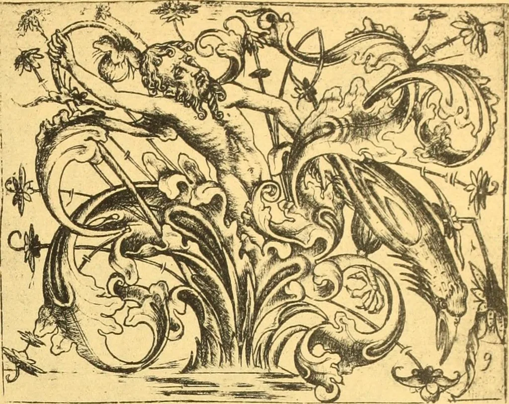 An illustration from Meister des ornamentstichs, eine auswahl aus vier jahrhunderten, 1900, leaf 28