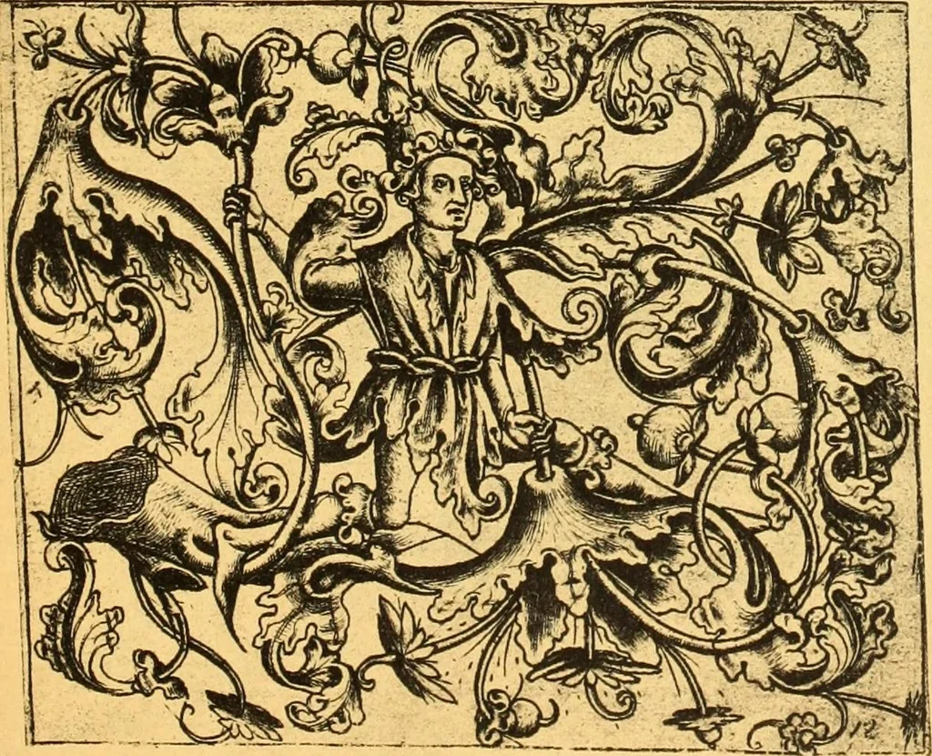An illustration from Meister des ornamentstichs, eine auswahl aus vier jahrhunderten, 1900, leaf 28