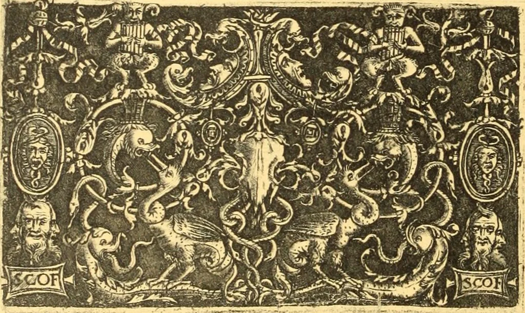 An illustration from Meister des ornamentstichs, eine auswahl aus vier jahrhunderten, 1900, leaf 45