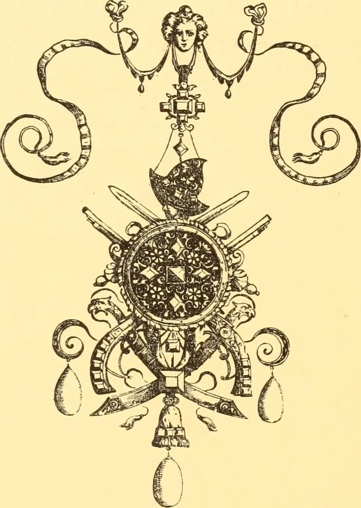 An illustration from Meister des ornamentstichs, eine auswahl aus vier jahrhunderten, 1900, leaf 5