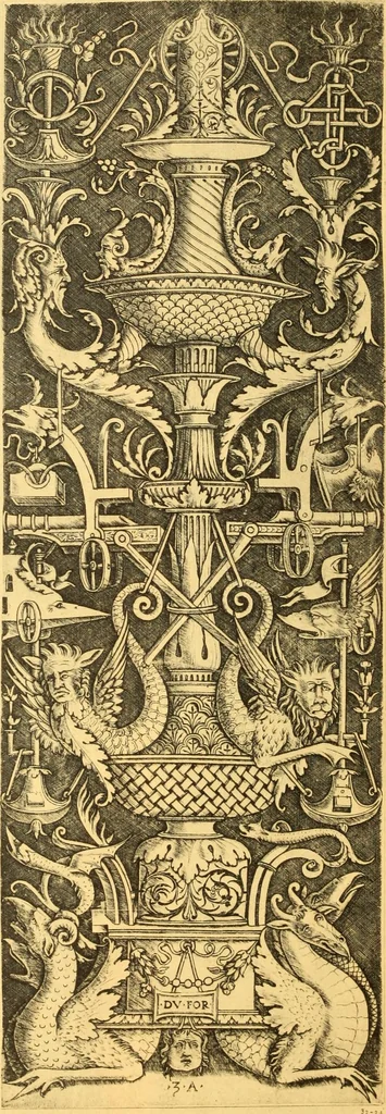 An illustration from Meister des ornamentstichs, eine auswahl aus vier jahrhunderten, 1900, leaf 51