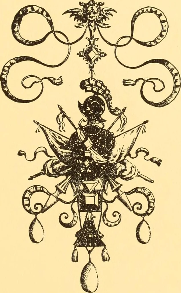 An illustration from Meister des ornamentstichs, eine auswahl aus vier jahrhunderten, 1900, leaf 6