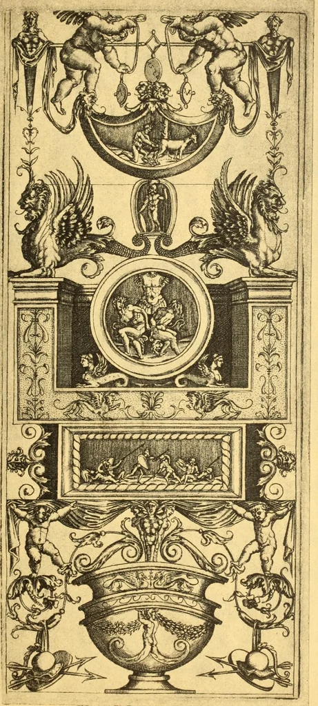 An illustration from Meister des ornamentstichs, eine auswahl aus vier jahrhunderten, 1900, leaf 60