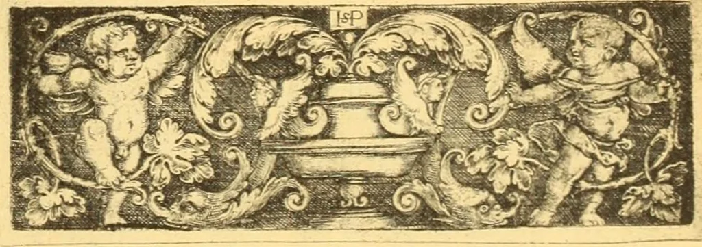 An illustration from Meister des ornamentstichs, eine auswahl aus vier jahrhunderten, 1900, leaf 82