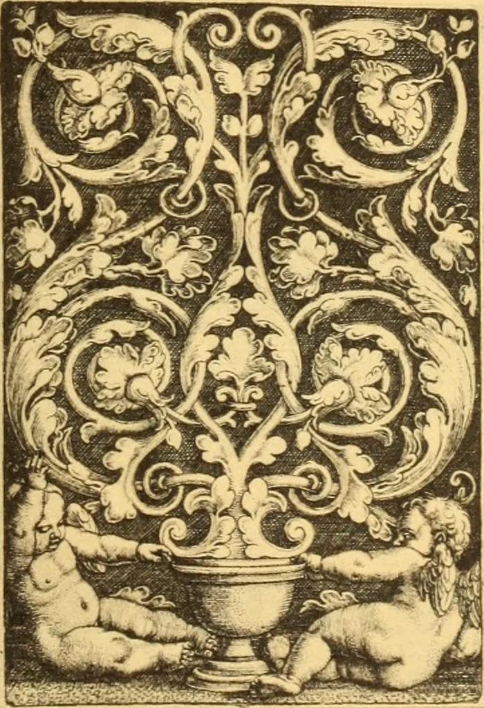 An illustration from Meister des ornamentstichs, eine auswahl aus vier jahrhunderten, 1900, leaf 84