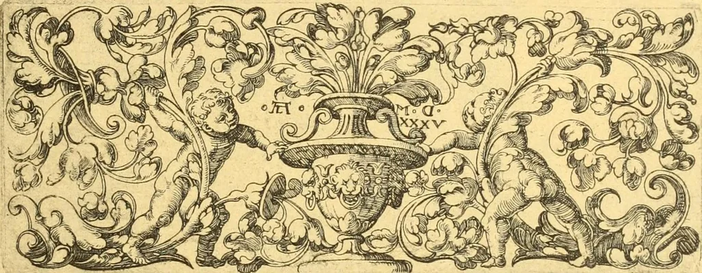 An illustration from Meister des ornamentstichs, eine auswahl aus vier jahrhunderten, 1900, leaf 86