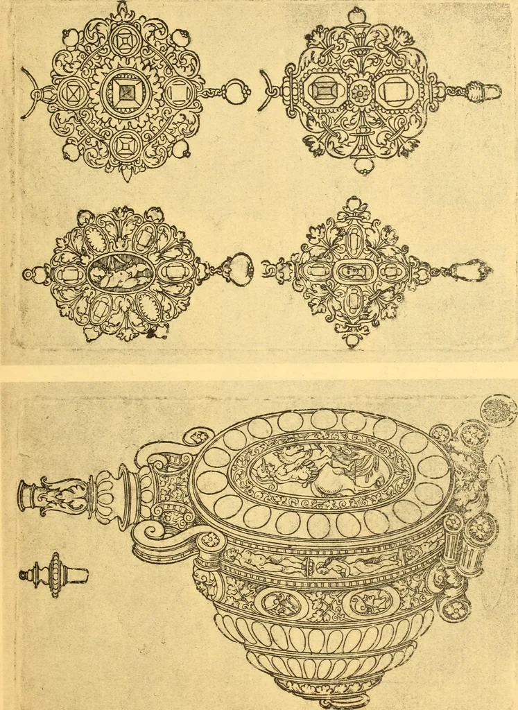 An illustration from Meister des ornamentstichs, eine auswahl aus vier jahrhunderten, 1900, leaf 90
