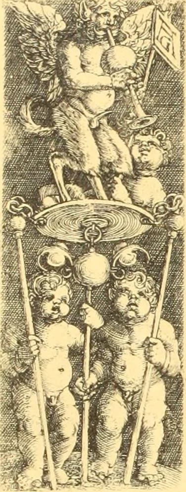 An illustration from Meister des ornamentstichs, eine auswahl aus vier jahrhunderten, 1900, leaf 91