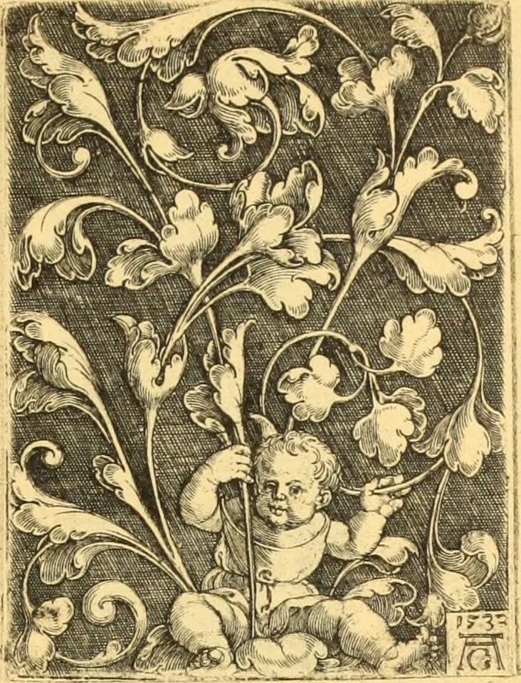 An illustration from Meister des ornamentstichs, eine auswahl aus vier jahrhunderten, 1900, leaf 92