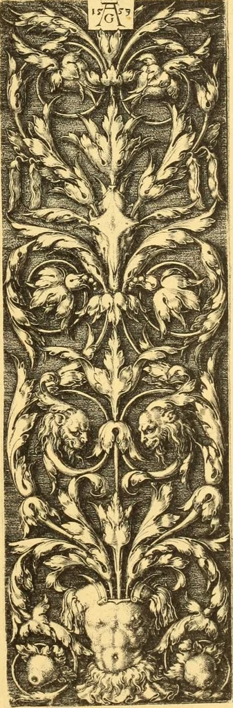 An illustration from Meister des ornamentstichs, eine auswahl aus vier jahrhunderten, 1900, leaf 92