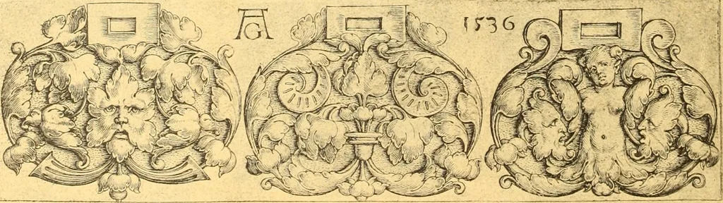 An illustration from Meister des ornamentstichs, eine auswahl aus vier jahrhunderten, 1900, leaf 93