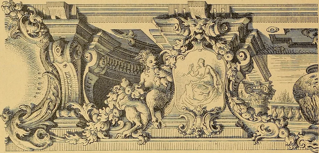 An illustration from Meister des ornamentstichs, eine auswahl aus vier jahrhunderten, 1900, leaf 105