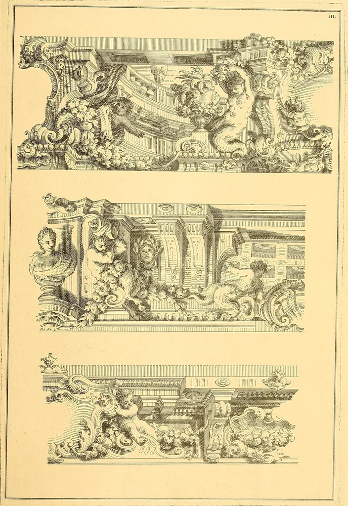 An illustration from Meister des ornamentstichs, eine auswahl aus vier jahrhunderten, 1900, leaf 106