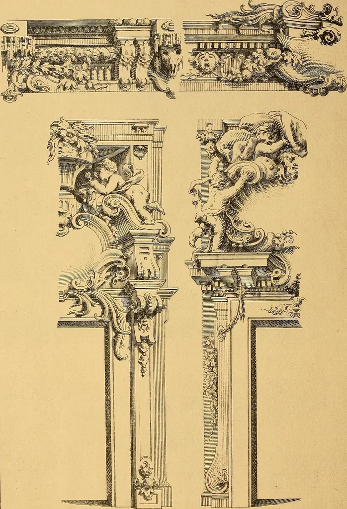 An illustration from Meister des ornamentstichs, eine auswahl aus vier jahrhunderten, 1900, leaf 107