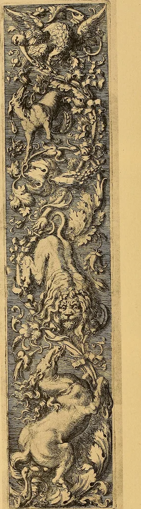 An illustration from Meister des ornamentstichs, eine auswahl aus vier jahrhunderten, 1900, leaf 129