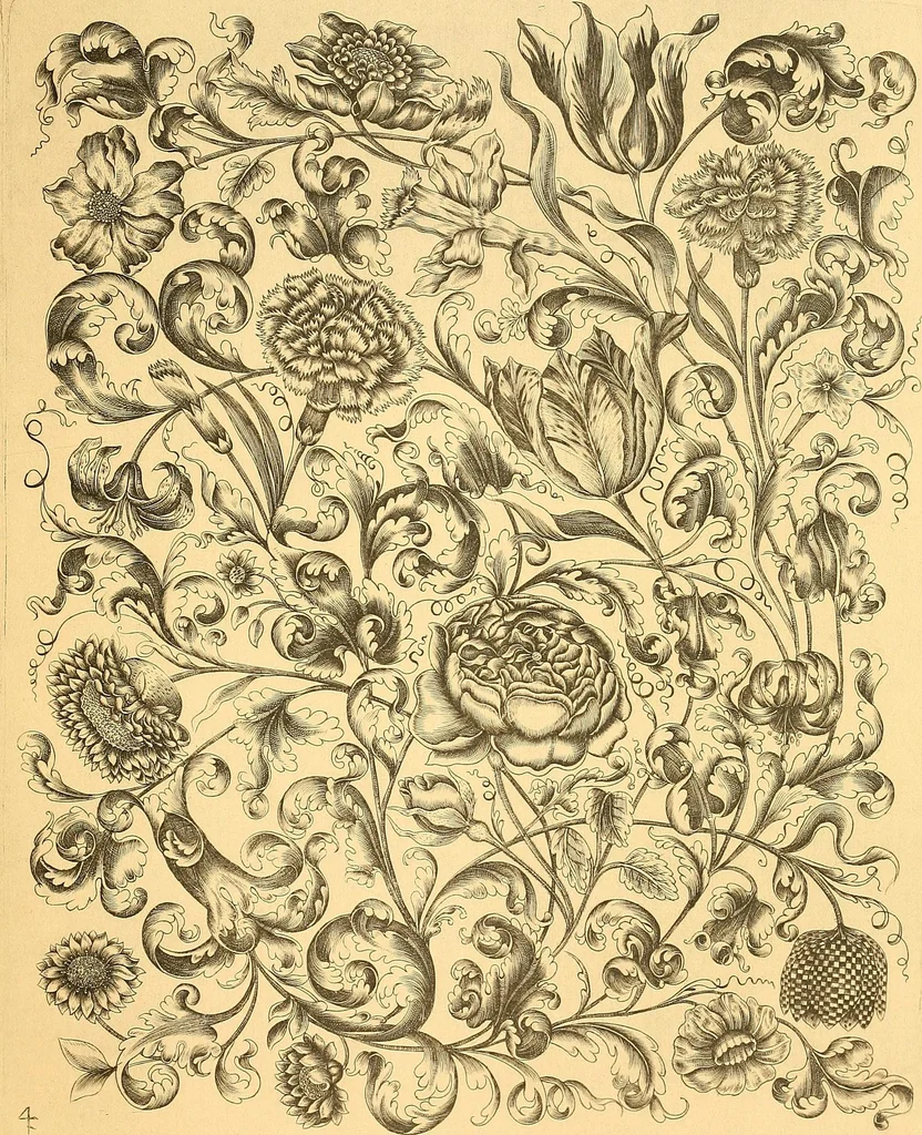 An illustration from Meister des ornamentstichs, eine auswahl aus vier jahrhunderten, 1900, leaf 134