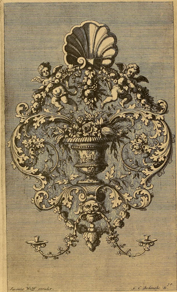 An illustration from Meister des ornamentstichs, eine auswahl aus vier jahrhunderten, 1900, leaf 135