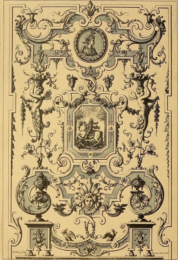An illustration from Meister des ornamentstichs, eine auswahl aus vier jahrhunderten, 1900, leaf 199