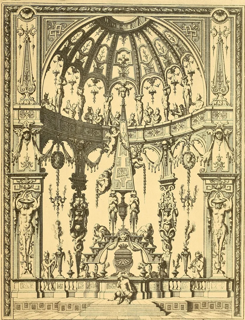 An illustration from Meister des ornamentstichs, eine auswahl aus vier jahrhunderten, 1900, leaf 204