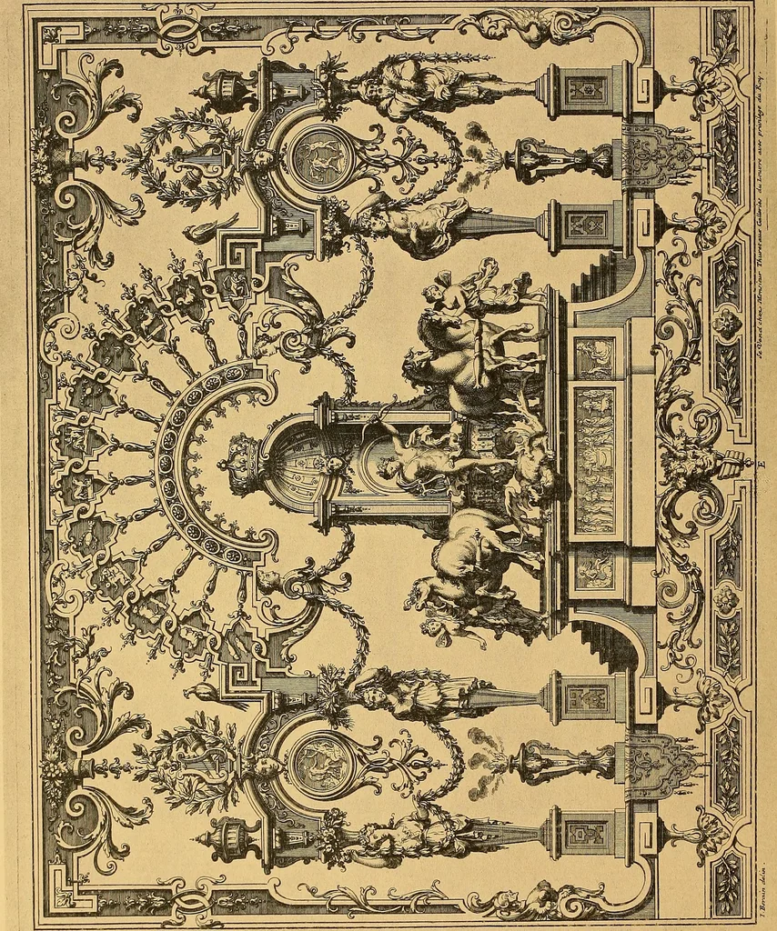 An illustration from Meister des ornamentstichs, eine auswahl aus vier jahrhunderten, 1900, leaf 205