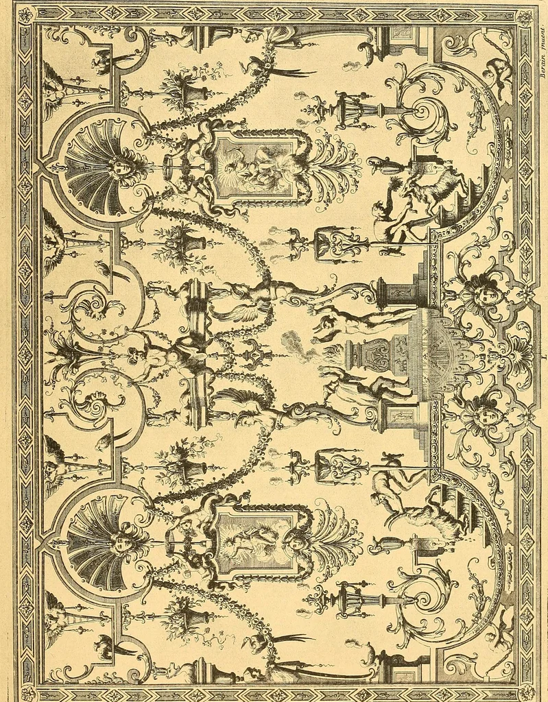 An illustration from Meister des ornamentstichs, eine auswahl aus vier jahrhunderten, 1900, leaf 206
