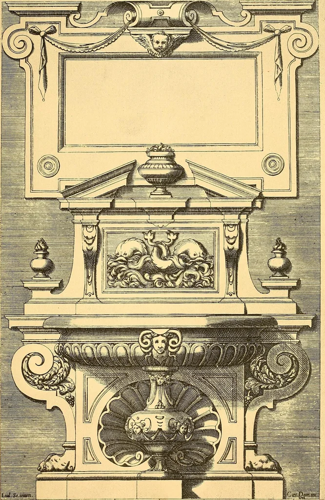An illustration from Meister des ornamentstichs, eine auswahl aus vier jahrhunderten, 1900, leaf 28