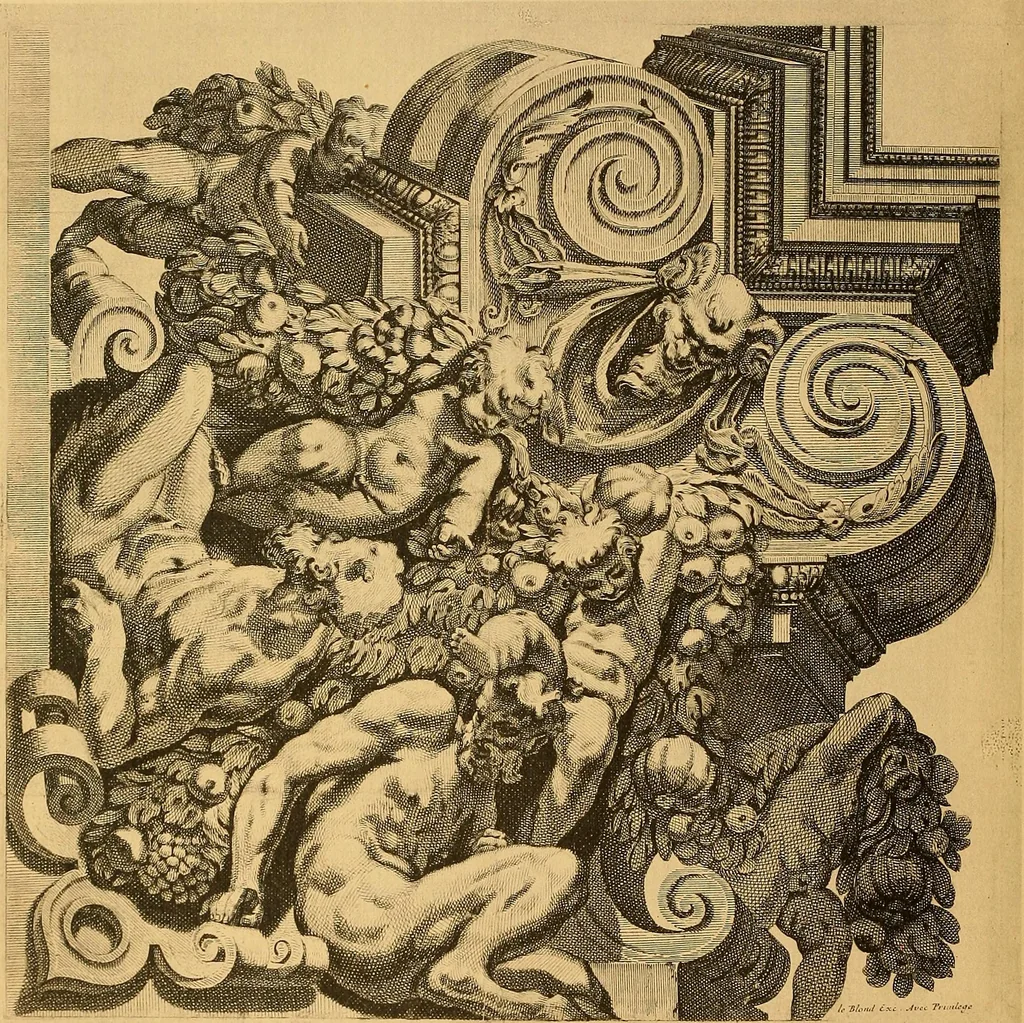 An illustration from Meister des ornamentstichs, eine auswahl aus vier jahrhunderten, 1900, leaf 41