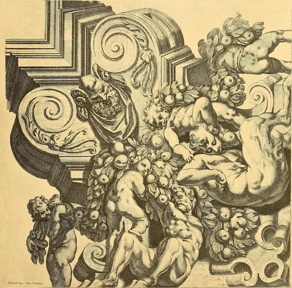 An illustration from Meister des ornamentstichs, eine auswahl aus vier jahrhunderten, 1900, leaf 42