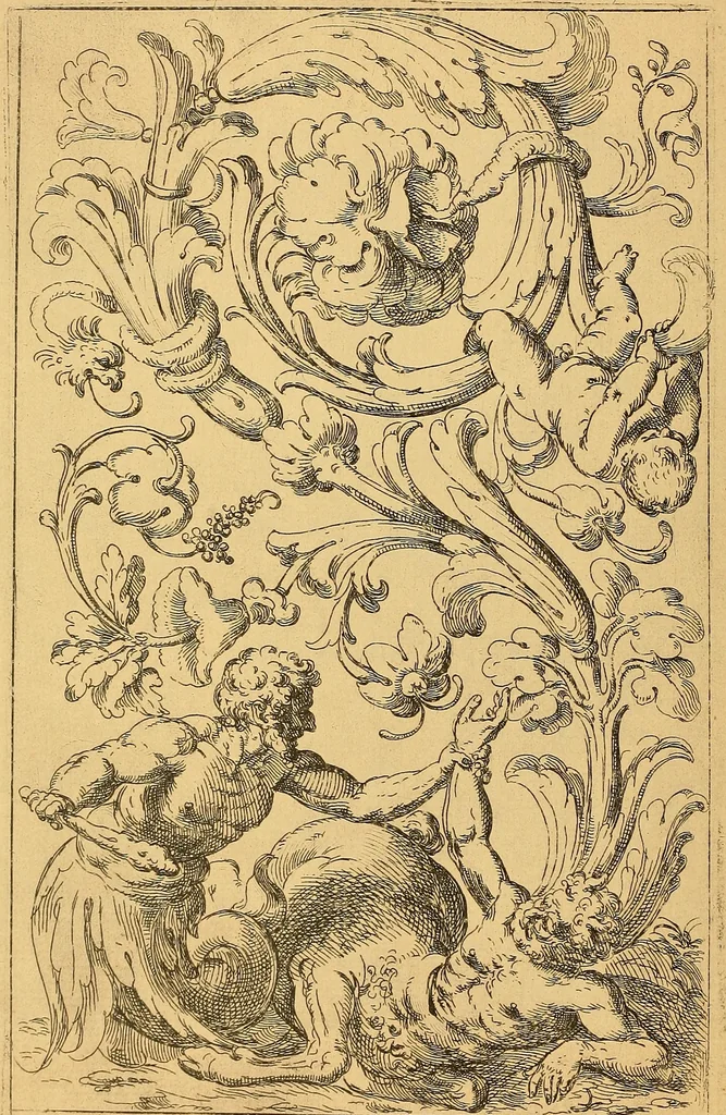An illustration from Meister des ornamentstichs, eine auswahl aus vier jahrhunderten, 1900, leaf 43